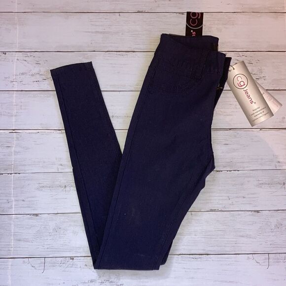 Womens CG Jeans Juniors Skinny Slim Stretch Min-Rise Pants Size 1/2 - Picture 5 of 5